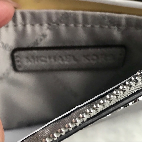 Michael Kors Jet Set Travel Coin Pouch pearl grey - Picture 7 of 7